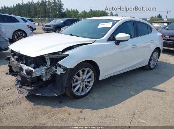 3MZBN1V77HM126495 2017 MAZDA 3 White წინა მარცხენა ხედი სამი მეოთხედიდან