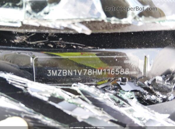 3MZBN1V78HM116588 2017 MAZDA 3 Black Engine compartment view