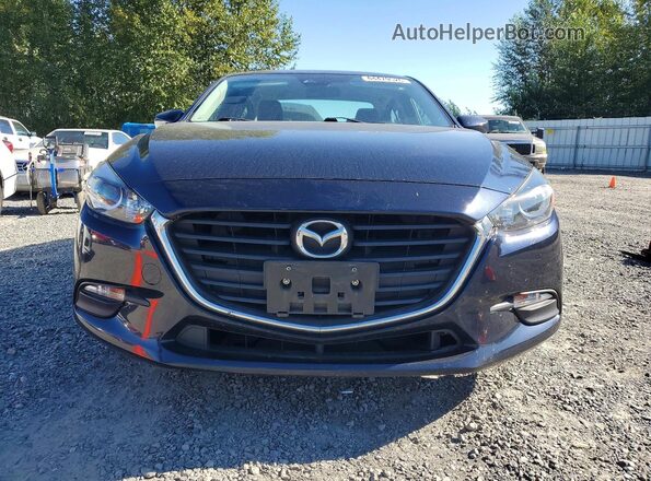 3MZBN1V78HM129325 2017 MAZDA 3 Blue Front view