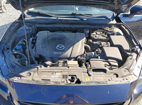 3MZBN1V78HM129325 2017 MAZDA 3 Blue Rear interior view