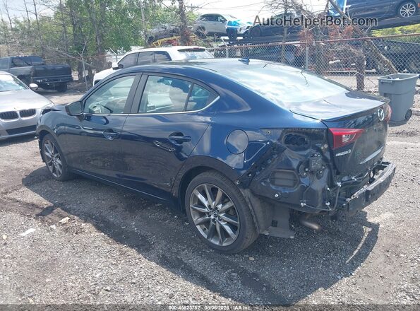 3MZBN1W30JM163485 2018 MAZDA 3 Blue Հետևի ձախ