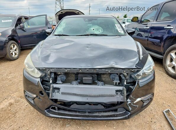 3MZBN1W32HM136055 2017 MAZDA 3 Black წინა ხედი