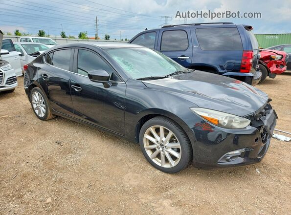 3MZBN1W32HM136055 2017 MAZDA 3 Black წინა მარჯვენა