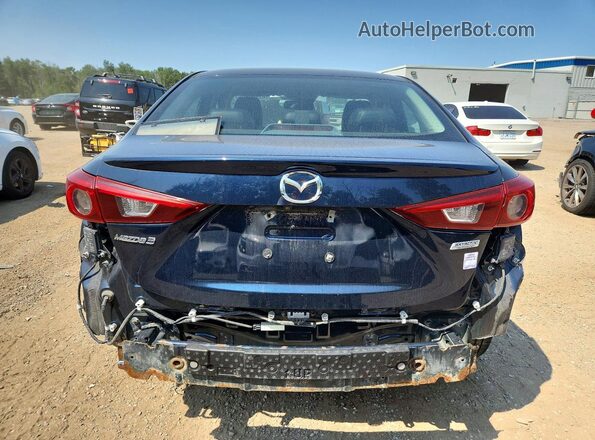 3MZBN1W34JM167426 2018 MAZDA 3 Blue Вид ззаду