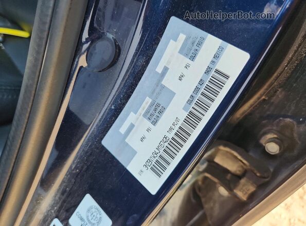 3MZBN1W34JM167426 2018 MAZDA 3 Blue Вид наклейки з VIN-кодом