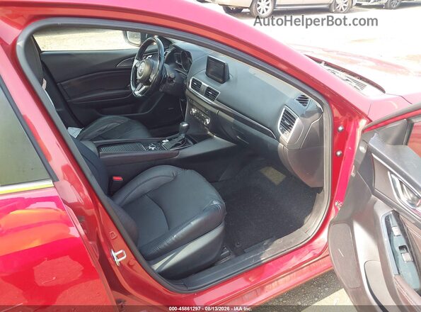 3MZBN1W34JM196408 2018 MAZDA 3 Red Widok wnętrza z przodu