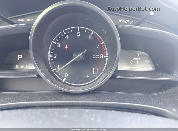 3MZBN1W34JM196408 2018 MAZDA 3 Red Widok tylnych siedzeń