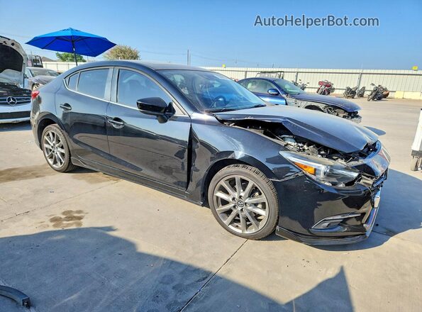 3MZBN1W38JM229104 2018 MAZDA 3 Black Delantero derecho