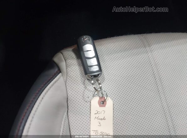 3MZBN1W39HM146582 2017 MAZDA 3 Brown Widok deski rozdzielczej