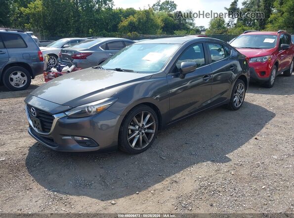 3MZBN1W39JM174159 2018 MAZDA 3 Серый Передняя левая четверть
