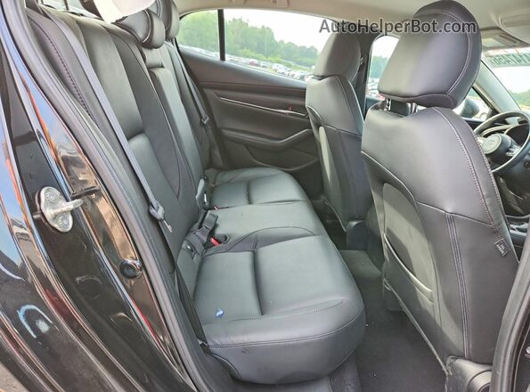 3MZBPAAL4KM109786 2019 MAZDA 3 Black Vista de los asientos traseros