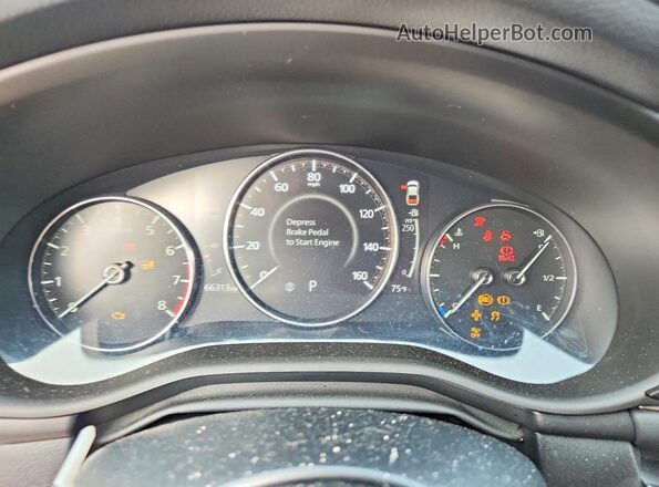3MZBPAAL4KM109786 2019 MAZDA 3 Black Vista del cuadro de instrumentos