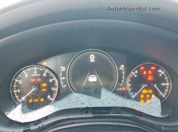 3MZBPAAL9MM205058 2021 MAZDA 3 White Instrument cluster view