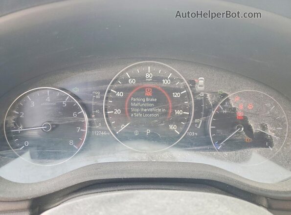 3MZBPABL8LM129880 2020 MAZDA 3 White ხელსაწყოთა პანელის ხედი