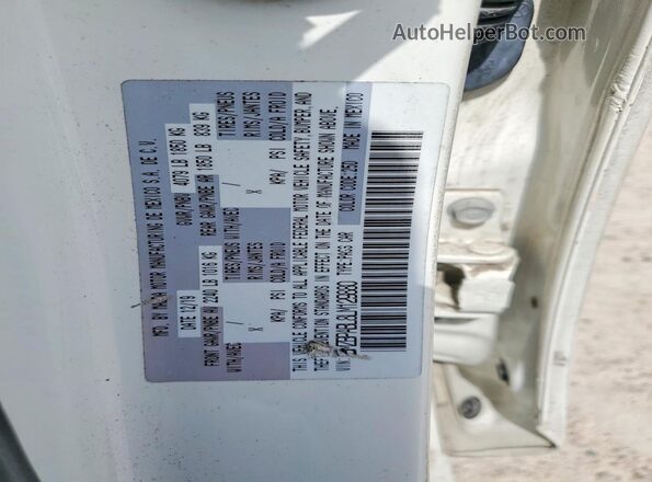 3MZBPABL8LM129880 2020 MAZDA 3 White VIN კოდის სტიკერის ხედი