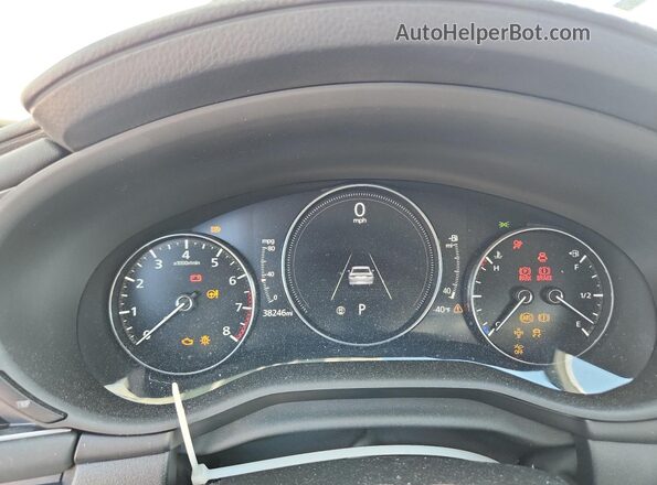3MZBPABM0MM204484 2021 MAZDA 3 Blue ხელსაწყოთა პანელის ხედი