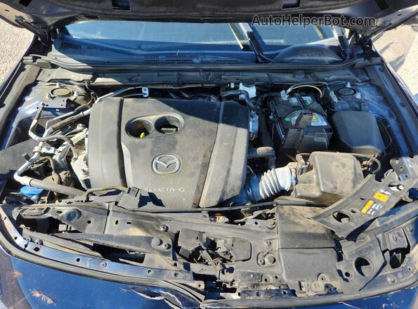 3MZBPABM0MM204484 2021 MAZDA 3 Blue უკანა სალონის ხედი