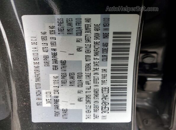 3MZBPABM1RM410338 2024 MAZDA 3 Серый Вид подкапотного пространства