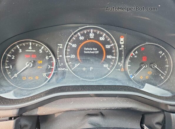 3MZBPABM6SM464191 2025 MAZDA 3 White ხელსაწყოთა პანელის ხედი