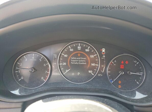 3MZBPACL2MM200426 2021 MAZDA 3 White Vista del cuadro de instrumentos