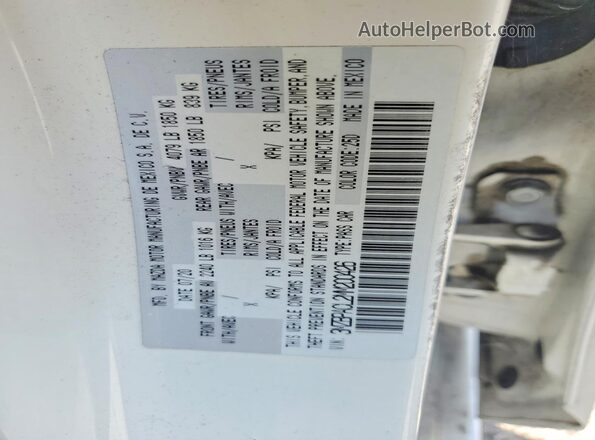 3MZBPACL2MM200426 2021 MAZDA 3 White Vista de la etiqueta del VIN