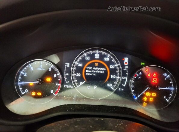 3MZBPACL6LM134445 2020 MAZDA 3 White ხელსაწყოთა პანელის ხედი