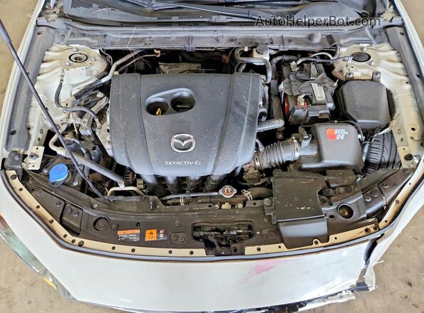 3MZBPACL6LM134445 2020 MAZDA 3 White უკანა სალონის ხედი