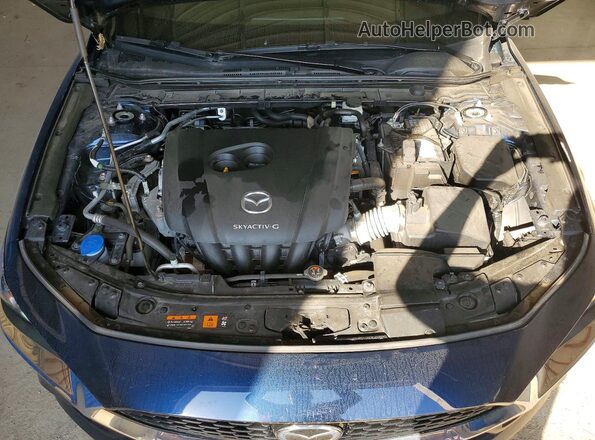 3MZBPACLXNM305989 2022 MAZDA 3 Blue Widok wnętrza z tyłu