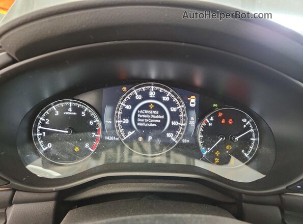 3MZBPACM0RM405288 2024 MAZDA 3 Charcoal ხელსაწყოთა პანელის ხედი