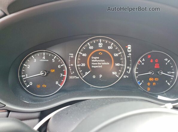 3MZBPACM6PM379499 2023 MAZDA 3 Gray Սարքավորումների վահանակի տեսք