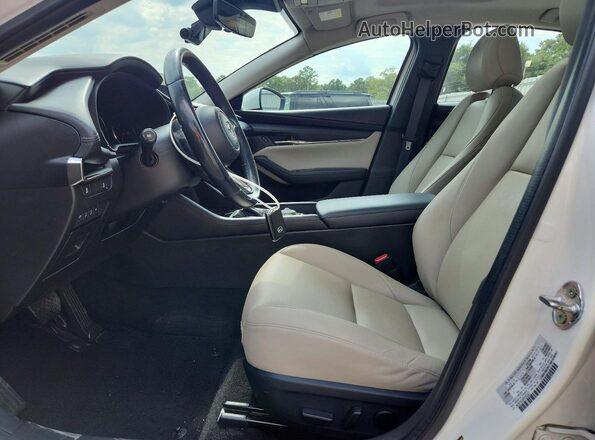 3MZBPACM8PM353227 2023 MAZDA 3 White Widok wnętrza z przodu