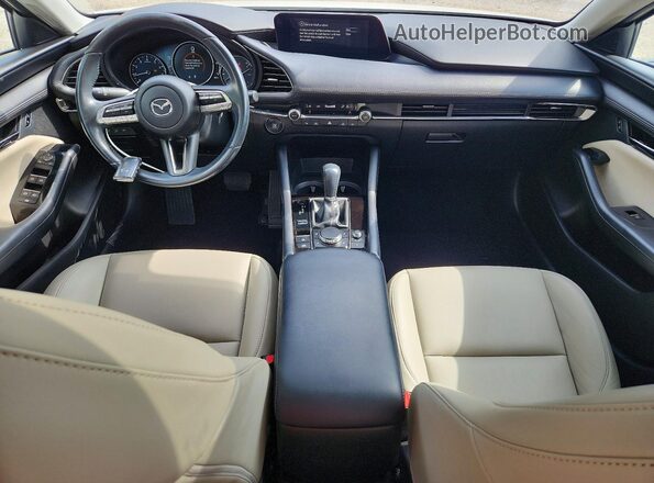 3MZBPACM8PM353227 2023 MAZDA 3 White Widok deski rozdzielczej