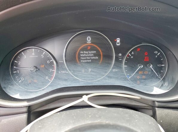 3MZBPACM8PM370917 2023 MAZDA 3 White Вид щитка приладів