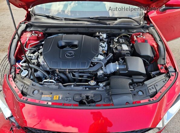 3MZBPACM9SM460098 2025 MAZDA 3 Red Vista interior trasera