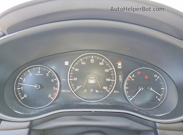 3MZBPACMXRM415536 2024 MAZDA 3 Black Вид щитка приладів