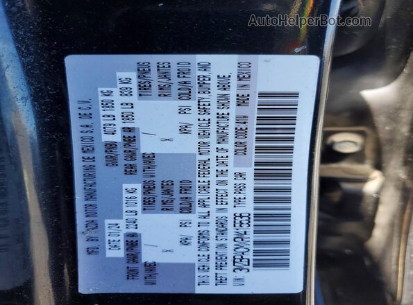 3MZBPACMXRM415536 2024 MAZDA 3 Black Вид підкапотного простору