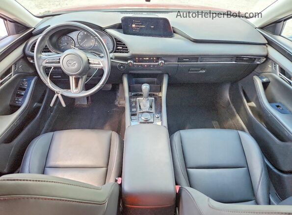 3MZBPADL7KM108899 2019 MAZDA 3 Burgundy Առջևի վահանակի տեսք