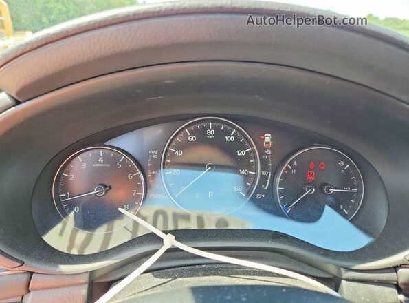 3MZBPADL7KM108899 2019 MAZDA 3 Burgundy Սարքավորումների վահանակի տեսք