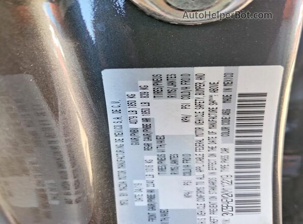 3MZBPAEM2KM112219 2019 MAZDA 3 Charcoal Вид підкапотного простору