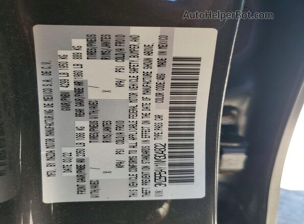 3MZBPBAY1NM304802 2022 MAZDA 3 Gray Vista del compartimento del motor