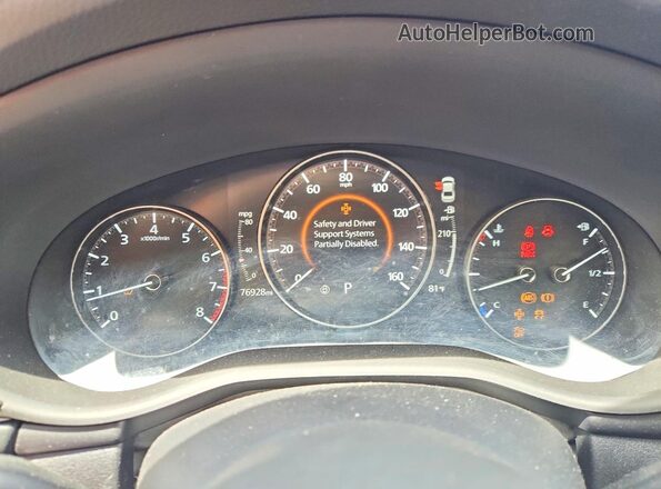 3MZBPBBL0MM250992 2021 MAZDA 3 Silver Instrument cluster view