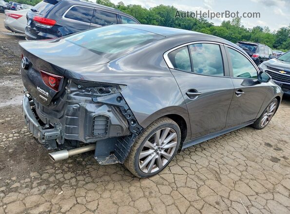 3MZBPBBLXMM252345 2021 MAZDA 3 Charcoal Trasero derecho