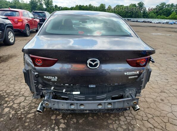 3MZBPBBLXMM252345 2021 MAZDA 3 Charcoal Vista trasera