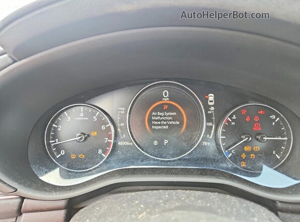 3MZBPBBLXMM252345 2021 MAZDA 3 Charcoal Vista del cuadro de instrumentos