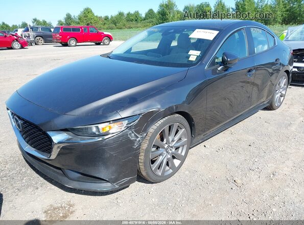 3MZBPBCM1MM207592 2021 MAZDA 3 Gray Vista tres cuartos delantera izquierda