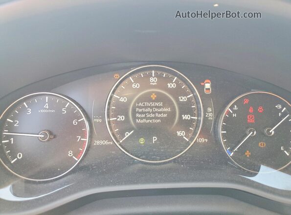 3MZBPBCM2RM419232 2024 MAZDA 3 Blue ხელსაწყოთა პანელის ხედი