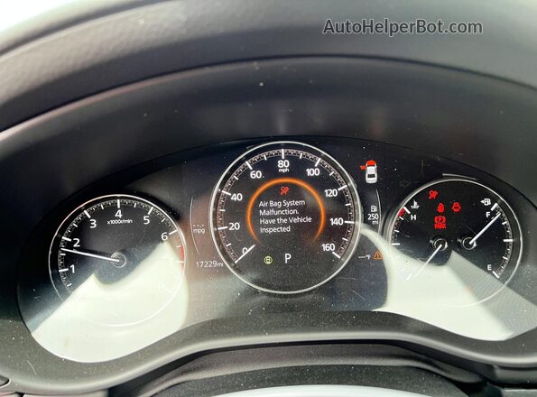 3MZBPBCM3RM434757 2024 MAZDA 3 Синий Вид щитка приборов