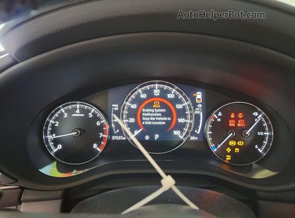 3MZBPBEY8PM353024 2023 MAZDA 3 White Սարքավորումների վահանակի տեսք