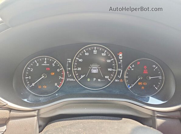 3MZBPBXY3RM409239 2024 MAZDA 3 Brown Instrument cluster view