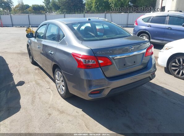 3N1AB7AP0GL636257 2016 NISSAN SENTRA Gray Trasero izquierdo